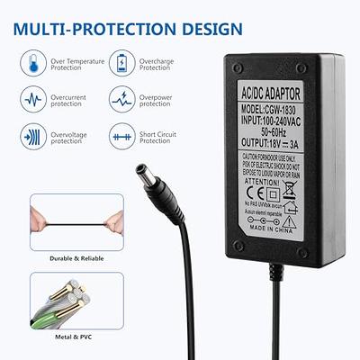 Power Cord for Cricut Explore Air 2/Expression 2/Maker/Explore/Explore Air/ Explore One/Create/Cake/Mini, Replacement for Cricut Maker KSAH1800250T1M2  Cutting 18V Charger Power Supply-6.6ft - Yahoo Shopping