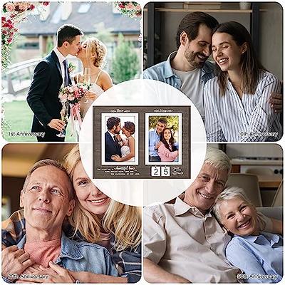 40th Anniversary - 4x6 Inch Wood Picture Frame - Great Anniversary