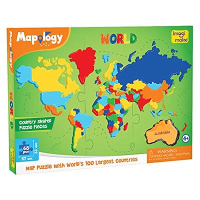 200 Pieces Of World Map Puzzle: Educational Geography Toy - Boys And Girls  Learning Games With Global Map And Puzzle Floor Puzzle!, Shop The Latest  Trends