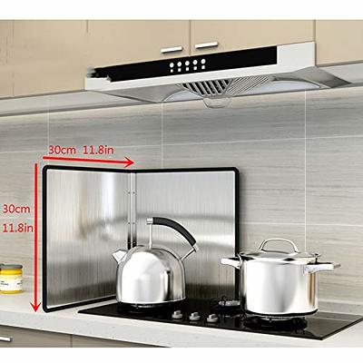 Kitchen Grease Splatter Guard for Stove Top, Stainless Steel