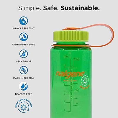 Pogo BPA-Free Tritan Water Bottle with Soft Straw, Blue, 40 oz.