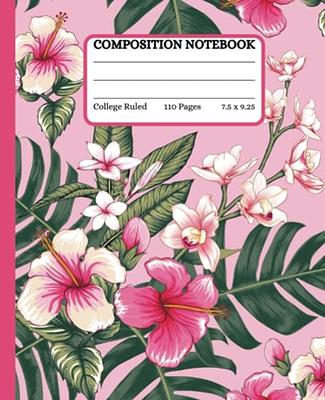 Notebook Aesthetic: Preppy, Pink, Aesthetic Notebook For School