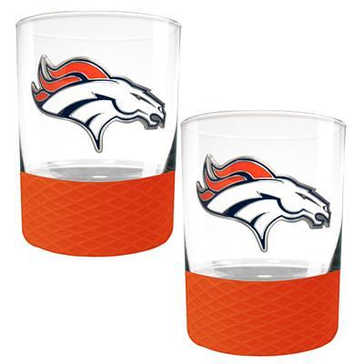 Denver Broncos 2-Piece Shot Glass Set and Box (Aluminum)