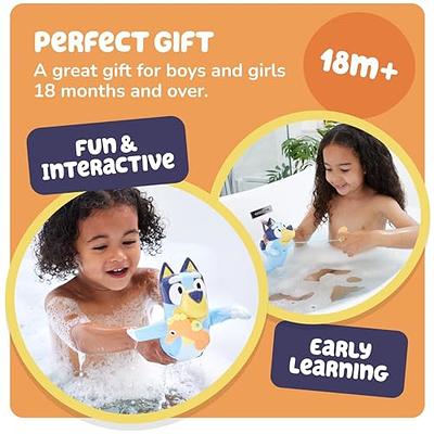  Toomies Bluey Swimming Bath Toy - Bluey Toys Includes Attached  Seahorse Baby Toy and Swims on Back or Front - Bluey Easter Toys for  Toddlers - Toddler Easter Basket Stuffers –