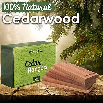 Cedar Hyde Cedar Blocks for Clothes Storage | Cedar Balls & Cedar Rings | Closet Deodorizer | Clothes Protection & Mustiness Prevention | 40 Pieces