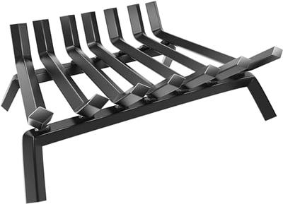 AMAGABELI GARDEN & HOME Fireplace Log Grate 24 Inch Wide Heavy