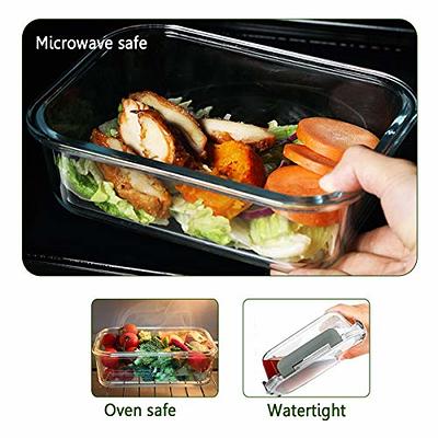 Enther Meal Prep Containers [20 Pack] 2 Compartment with Lids, Food Storage Bento Box | BPA Free | Stackable | Reusable Lunch Boxes, Microwave