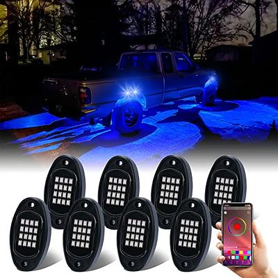 Rock Lights for Trucks 4 PCS, RGB Underglow Car Light with App/Remote  Control & Music Mode, High Bright Multilcolor Waterproof IP68 Neon LED Rock  Lights Kits for Cars, Trucks - Yahoo Shopping