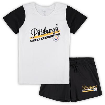 Women's New Era Black Pittsburgh Steelers Plus Size Tank Top