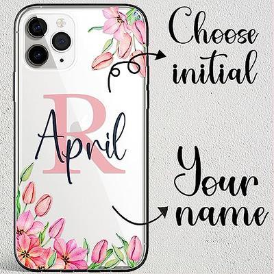 Liana Cases Custom Case for iPhone 15 Pro Max 14 Plus 13 mini 12 11 SE Xr  Xs X 10r 10s 10 8 7 Create Your Personalized Name Handwritten Style Clear