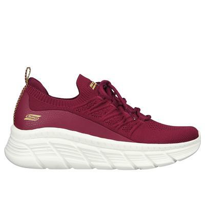 Skechers Women's Bobs Sport B Flex Hi - Leveled Ground Sneaker, Size 5.5, Raspberry, Textile/Synthetic, Vegan