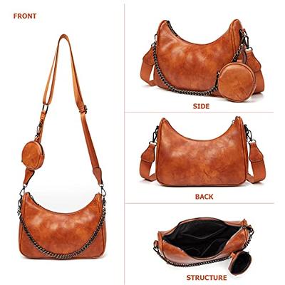 Shoulder Bag For Women Hobo Tote Bag Casual Grace Canvas Bag Retro  Crossbody Bag Large Capacity Purse