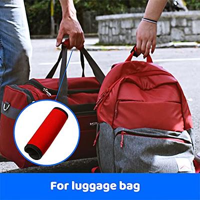 2Pcs Handbag Handle Leather Bag Wrap Covers Replacement Handle Protectors  Purse Strap Cover Handle Grip Suitcase Travel Bag Orange 