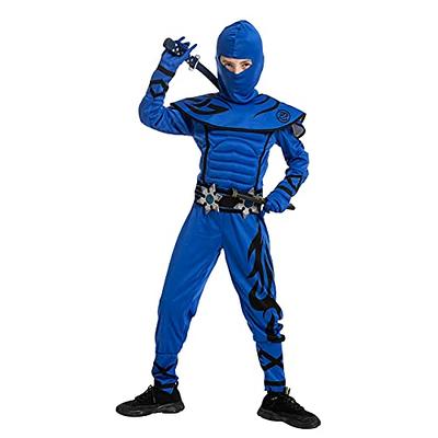 Spooktacular Creations Men Blue Ninja Costume Set for Adult