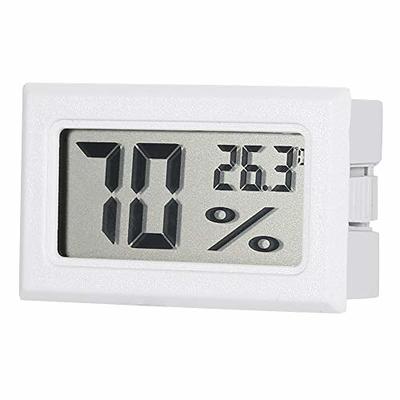 ViaGasaFamido 2 in 1 Thermometer Hygrometer Digital LCD Humidity Thermometer  Indoor Thermometer Humidity Hygrometer Gauge for Home Office(White) - Yahoo  Shopping
