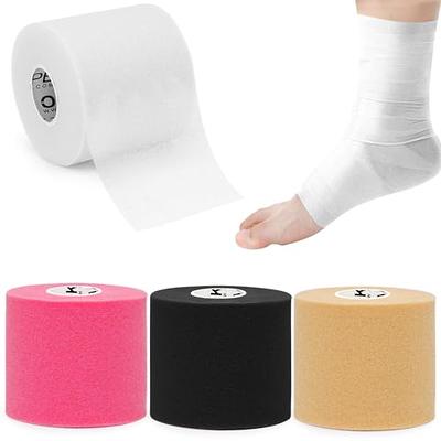 PHYTOP 2 Rolls K Tape Knee Support 2 Inches X 16.4 Feet Uncut Roll (Pink)