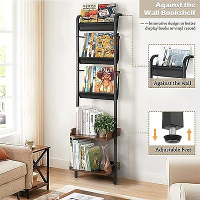 4 Tier Kids Small Bookshelf 3 Shelf, Book Organizer Storage Open Shelf  Rack, Display Shelves For Bedroom Living Room Bathroom Office, White