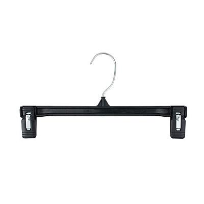 NAHANCO 6212B Plastic Skirt/Slack Hangers, Pinch Grip with Soft Pads, 12,  Black (Pack of 200) - Yahoo Shopping