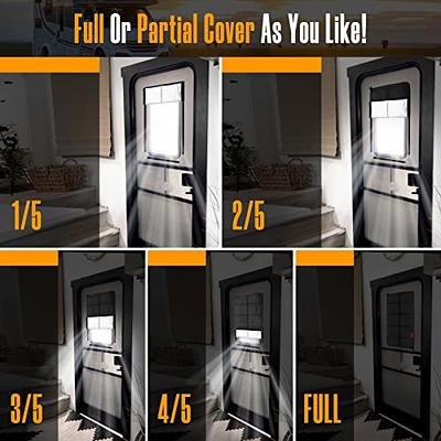 RV Door Window Shade, RV Sun Shield Door Window Shade Cover For