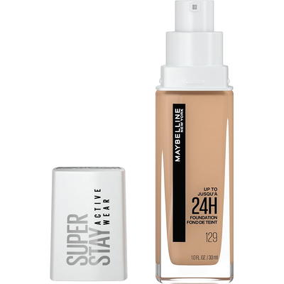 Maybelline Super Stay Liquid Foundation Makeup, Full Coverage, 129 Medium  Beige, 1 fl oz - Yahoo Shopping