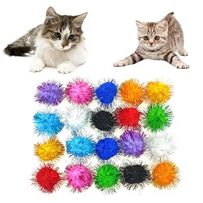 20pcs/set Random Color Cat Toys For Playing And Relieving Boredom, Suitable  For Cats