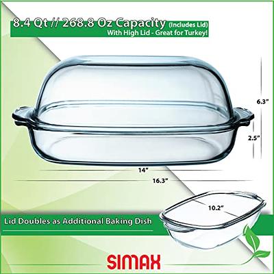 NEW Glass Baking Dish, Lid OXO Good Grips Freezer/Oven Safe 3 Qt 9x13