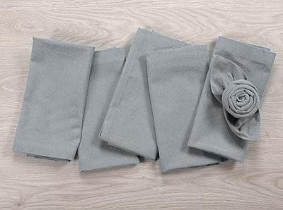 Cloth Dinner Napkins, Cotton Dinner Napkin, Ash Grey Napkin Set of 12,  Reusable Machine Washable Napkin for Farmhouse, Living Room, Christmas, New  Year, Family Gathering, 18x18 Inch - Yahoo Shopping