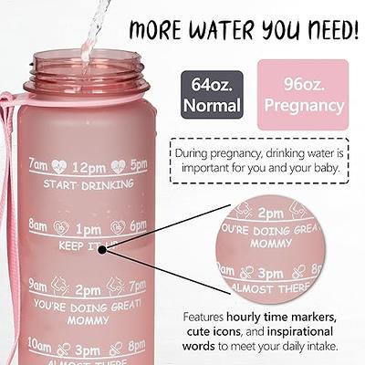 Initial Water Bottle - Pink, M