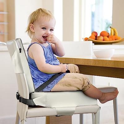 Toddler Booster Seat for Dining Table, 4inch Toddler Cushion, Portable  Booster Seats Baby, Adjustable Kids Chair Heightening Booster, Washable  Chair