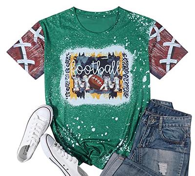 Game Day Football Shirt Women Football Season Tshirt Short Sleeve