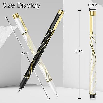 Colored Pens Bulk 6-Pack,Cute Noble Gold Line Penholder Pens,Colorful Pen  Gel Pens,Waterproof Color Micro-Pen,White and Simple Fashion Style Smooth  Writing for Office Supplies School Home Note Taking - Yahoo Shopping