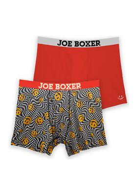 Joe Boxer Men's 2 Pack Microfiber Boxer Briefs, White, Medium - Yahoo  Shopping