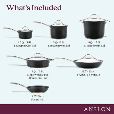 Anolon Nouvelle Copper Luxe Hard-Anodized Nonstick Induction Stir