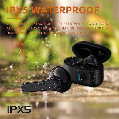 IDOERLEETEK Wireless Earbuds V5.3 Bluetooth Earbuds Loud