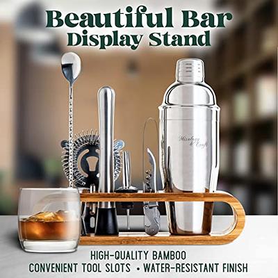 Bartender Kit Cocktail Shaker Set with Stand Bar Tool Bar Set for Drink  Mixing Home Bartending Kit 11-Piece Bar Cart Accessories: Martini Shaker
