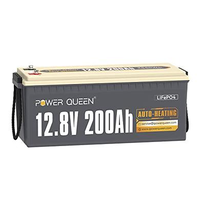 ECO-WORTHY Batterie Lithium 12,8V 260AH Batterie LiFePO4 avec 6000