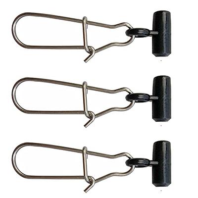 FishTrip Sinker Slides for Fishing Rigs - 25pcs Duo Lock Snaps for