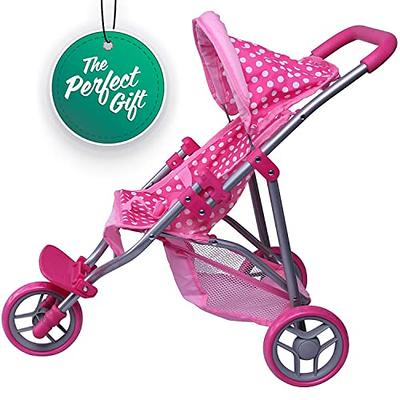 Badger Basket Just Like Mommy 3-in-1 Toy Doll Pram Stroller and