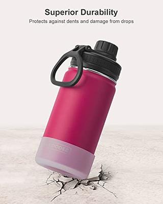 1 Gallon Red Reusable Water Bottle w/ Handle & Steel Cap