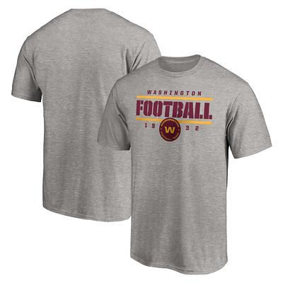 Men's Fanatics Branded Burgundy Washington Football Team Clear Sign Long Sleeve T-Shirt