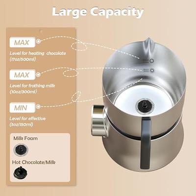 Milk Frother, Milk Frother and Steamer, Detachable Electric Milk