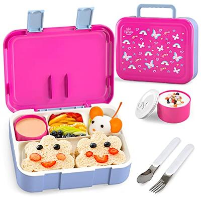 Genteen Premium Kids Lunch Box - Kids Chill Bento Box with 3 Compartments  and Removable Ice Pack for Meals and Snacks, Toddler Lunch Box for  Daycare,School,Leak-Proof,BPA-free,Dishwasher Safe-Fuchsia - Yahoo Shopping