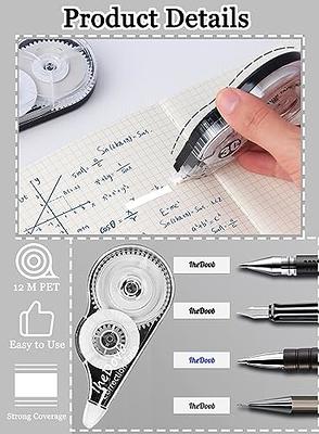 Correction Tape Pen, Correction Whiteout Pen, Glue Roller White Out Ink  Easy Correct Correction Tape Roller, Corrector Eraser Pen For Student  Writing