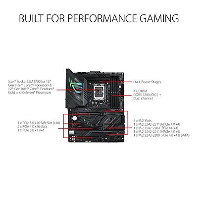 Micro Center Core i7-13700K Desktop Processor 16 (8P+8E) Cores up to 5.4  GHz Unlocked with ROG Strix Z790-F DDR5 LGA 1700 ATX Gaming Motherboard -  Yahoo Shopping