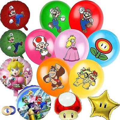 Super Mario Bros Birthday Party Decorations and Balloons
