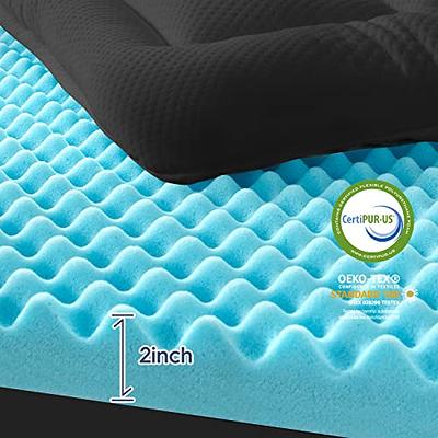 ELEMUSE 4 Inch Dual Layer Mattress Topper Twin, 2 Inch Air Circulation Egg  Crate Memory Foam Pad, 2 Inch Cooling Bamboo Pillow Top Cover,Support Bed  Topper for Relieve Back Pain - Yahoo Shopping