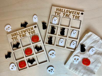 HALLOWEEN Tic-Tac-Toe Game