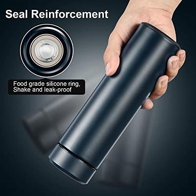 2 Stainless Steel Vacuum Flask Bottle Thermos Hot Cold Tea Coffee Insulated  17oz