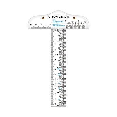 6 Clear Acrylic T-Square Ruler for Easy Reference While Crafting T-Square  Ruler Handtool In Both Inches And Metric Measurements Transparent Graduated  T-Ruler Inch Metric T-Square Measuring Scale Rule - Yahoo Shopping