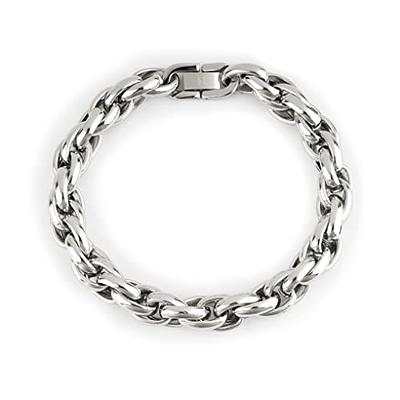 Buy El Regalo 1 PC Stainless Steel OM/Aum Spritual Chain Bracelets for Boys/ Men- Anti Tarnish/No Rust Spritual Meditaion Jewelry (Silver OM Bracelet)  at Amazon.in